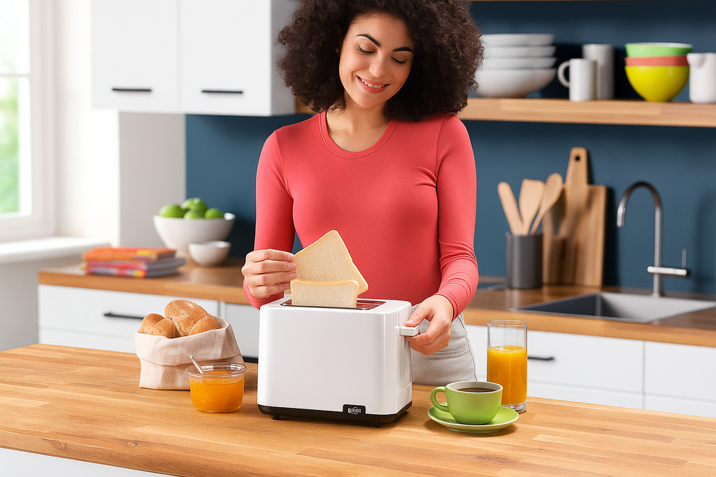 "Braun 2-Slice Toaster (HT 1010) – Sleek Design, Fast Heating & Perfect Golden Toast Every Time"