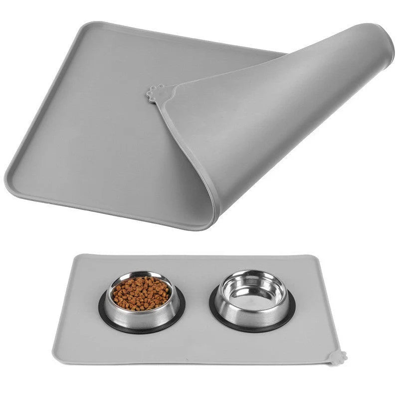 "PawMat™ Non-Slip Silicone Dog Food Mat – Mess-Free Feeding for Pets"