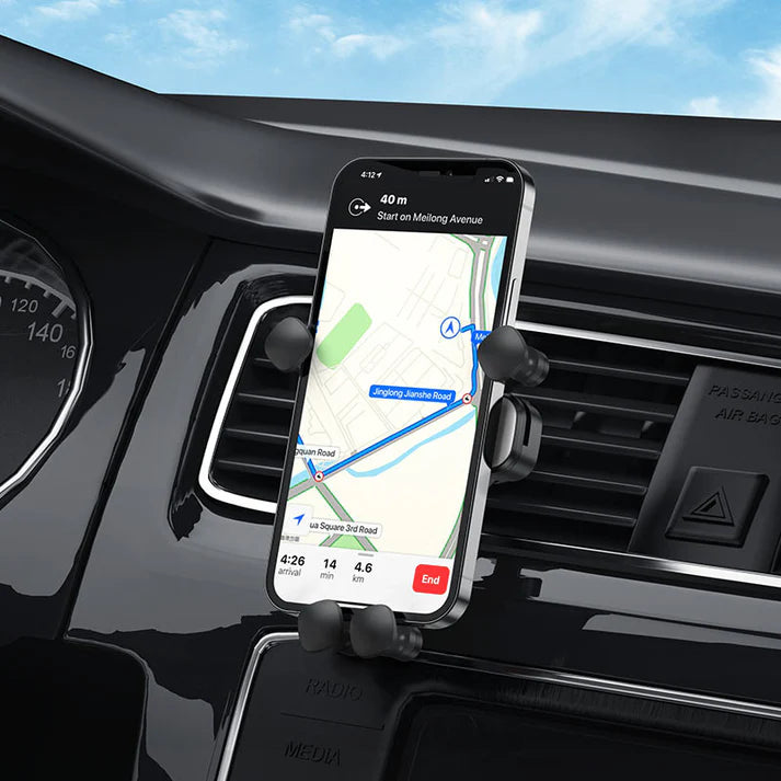 "Hoco Gravity Car Mount (CA102) – Secure, Stylish & One-Touch Convenience"