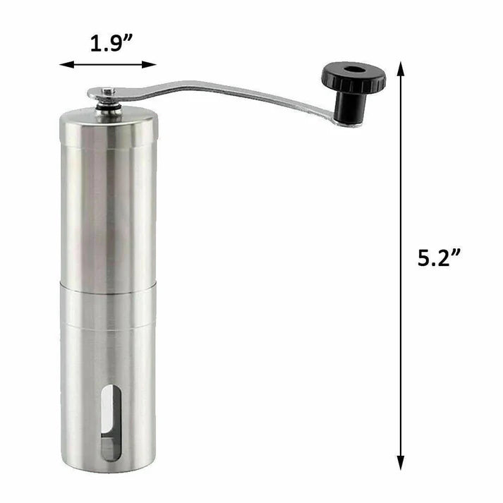 ☕✨ "Hoable Manual Coffee Grinder – Stainless Steel, Ceramic Burr & Freshly Ground Flavor Anywhere"