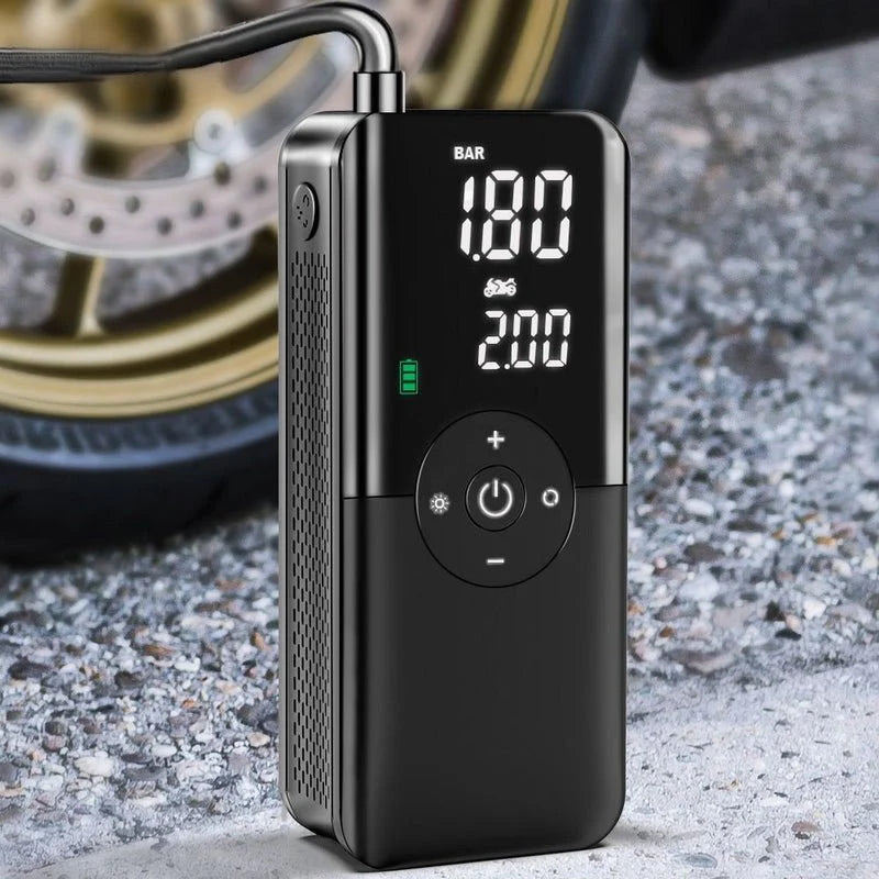 “Portable Air Pump with USB Recharge – Stay Ready Anywhere, Anytime”